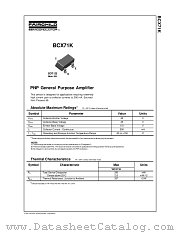 BCX71K datasheet pdf Fairchild Semiconductor