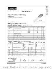 BD179 datasheet pdf Fairchild Semiconductor