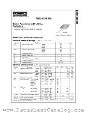 BD538 datasheet pdf Fairchild Semiconductor
