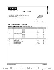 BDX33B datasheet pdf Fairchild Semiconductor