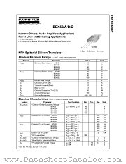 BDX53 datasheet pdf Fairchild Semiconductor