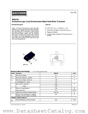 BSS138 datasheet pdf Fairchild Semiconductor