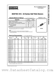 BZX79C5V1 datasheet pdf Fairchild Semiconductor