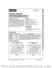 CD4044BC datasheet pdf Fairchild Semiconductor