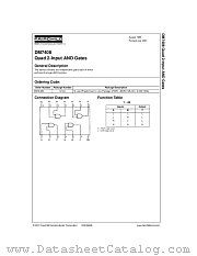 DM7408 datasheet pdf Fairchild Semiconductor