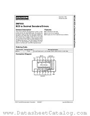 DM7445 datasheet pdf Fairchild Semiconductor