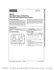 DM7473 datasheet pdf Fairchild Semiconductor