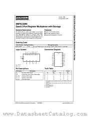 DM74LS298 datasheet pdf Fairchild Semiconductor