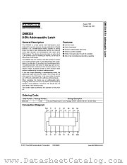 DM9334 datasheet pdf Fairchild Semiconductor