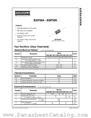 EGP30A datasheet pdf Fairchild Semiconductor