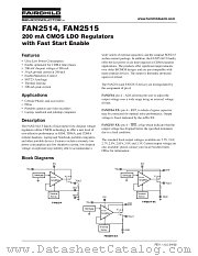 FAN2514X25 datasheet pdf Fairchild Semiconductor