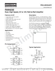 FAN4230 datasheet pdf Fairchild Semiconductor
