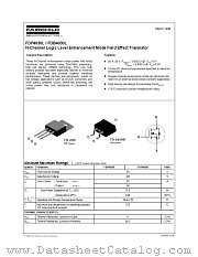FDB4030L datasheet pdf Fairchild Semiconductor