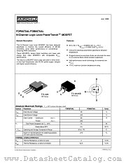 FDB6670AL datasheet pdf Fairchild Semiconductor