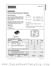 FDC6333C datasheet pdf Fairchild Semiconductor