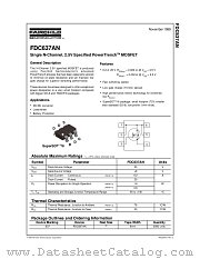 FDC637AN datasheet pdf Fairchild Semiconductor