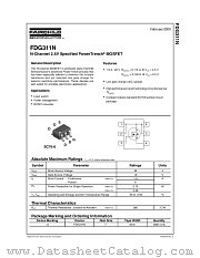 FDG311N datasheet pdf Fairchild Semiconductor