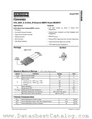 FDH44N50 datasheet pdf Fairchild Semiconductor