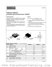 FDP6035AL datasheet pdf Fairchild Semiconductor