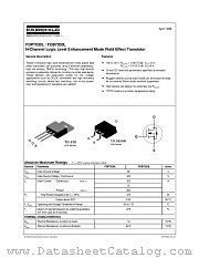 FDP7030L datasheet pdf Fairchild Semiconductor