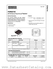FDR6674A datasheet pdf Fairchild Semiconductor
