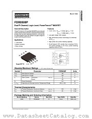 FDR8508P datasheet pdf Fairchild Semiconductor
