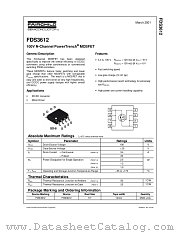 FDS3612 datasheet pdf Fairchild Semiconductor