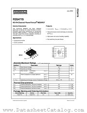 FDS4770 datasheet pdf Fairchild Semiconductor