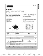 FDS4953 datasheet pdf Fairchild Semiconductor