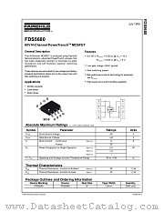 FDS5680 datasheet pdf Fairchild Semiconductor