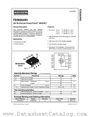 FDS6064N3 datasheet pdf Fairchild Semiconductor