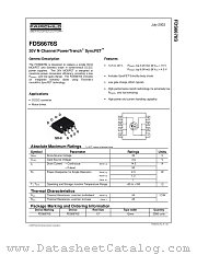 FDS6676S datasheet pdf Fairchild Semiconductor