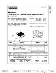 FDS6894AZ datasheet pdf Fairchild Semiconductor