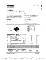 FDS9435A datasheet pdf Fairchild Semiconductor