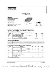 FFB05U120S datasheet pdf Fairchild Semiconductor