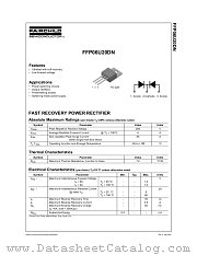 FFP06U20DN datasheet pdf Fairchild Semiconductor