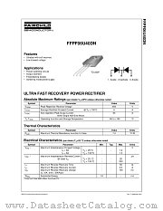 FFPF06U40DN datasheet pdf Fairchild Semiconductor