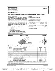 FGH40N6S2D datasheet pdf Fairchild Semiconductor