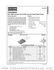 FGH50N6S2D datasheet pdf Fairchild Semiconductor