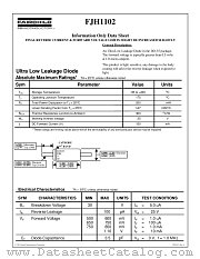 FJH1102 datasheet pdf Fairchild Semiconductor