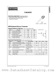 FJN3307R datasheet pdf Fairchild Semiconductor