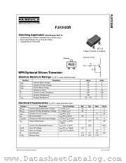 FJV3105R datasheet pdf Fairchild Semiconductor