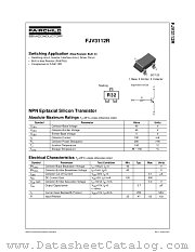FJV3112R datasheet pdf Fairchild Semiconductor