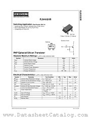 FJV4101R datasheet pdf Fairchild Semiconductor