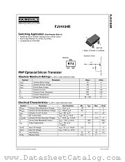 FJV4104R datasheet pdf Fairchild Semiconductor