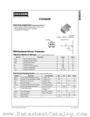 FJX3003R datasheet pdf Fairchild Semiconductor