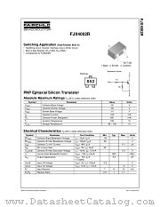 FJX4002R datasheet pdf Fairchild Semiconductor