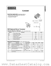 FJX4009R datasheet pdf Fairchild Semiconductor