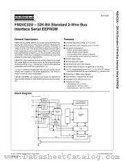 FM24C32U datasheet pdf Fairchild Semiconductor