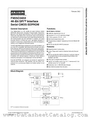 FM25C040ULZ datasheet pdf Fairchild Semiconductor